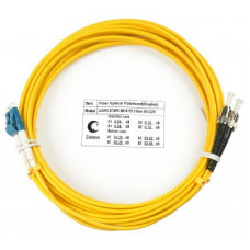 Шнур оптический duplex LC-ST 9/125 sm 7м LSZH Cabeus FOP(d)-9-LC-ST-7m