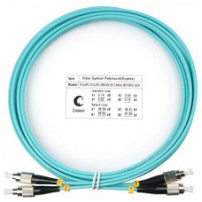 Шнур оптический duplex FC-FC 50/125 mm OM3 3м LSZH Cabeus FOP-50-FC-FC-3m