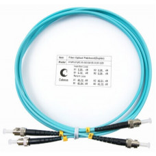 Шнур оптический duplex ST-ST 50/125 MM OM3 2 м LSZH Cabeus FOP-50-ST-ST-2M