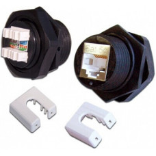 Индустриальная вставка Keystone RJ-45, категория 5e, экранированная, 180 градусов, IP67 LANMASTER (LAN-OK45S5E/180-WP)