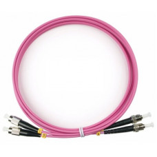 Шнур оптический duplex FC-ST 50/125 mm OM4 2м LSZH Cabeus FOP-50-OM4-FC-ST-2m