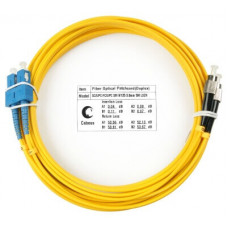 Шнур оптический duplex SC-FC 9/125 sm 5м LSZH Cabeus FOP(d)-9-SC-FC-5m
