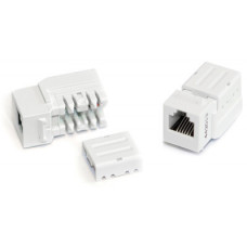 Вставка Keystone Jack, RJ-12(6P6C), 110 IDC, белая Hyperline KJNE-6P6C-C2-90-WH
