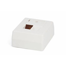 Розетка RJ-45, двойная, категория 6, внутренняя, экранированная Hyperline SB-GTS2-8P8C-C6-SH-WH
