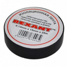 Изолента 19 мм черная (25 м) (5шт/уп) REXANT 09-2206