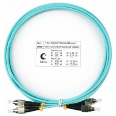 Шнур оптический duplex FC-FC 50/125 mm OM3 2м LSZH Cabeus FOP-50-FC-FC-2m
