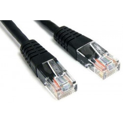 Патч-корд RJ45 - RJ45, 4 пары, FTP, категория 6, 2 м, черный, LSZH LANMASTER LAN-PC45/S6-2.0-BK