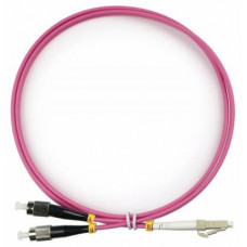 Шнур оптический duplex LC-FC 50/125 mm OM4 1м LSZH Cabeus FOP-50-OM4-LC-FC-1m
