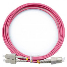 Шнур оптический duplex SC-SC 50/125 mm OM4 3м LSZH Cabeus FOP-50-OM4-SC-SC-3m