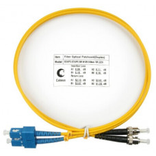 Шнур оптический duplex SC-ST 9/125 sm 15м LSZH Cabeus FOP(d)-9-SC-ST-15m