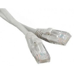 Патч-корд RJ45 - RJ45, 4 пары, UTP, категория 5е, 2 м, белый, LSZH LANMASTER LAN-PC45/U5E-2.0-WH