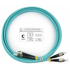 Шнур оптический duplex FC-ST 50/125 mm OM3 3м LSZH Cabeus FOP-50-FC-ST-3m