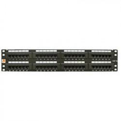 Патч-панель 19", 48 портов RJ-45, категория 5e, UTP, 2U LANMASTER LAN-PP48UTP5E