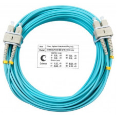 Шнур оптический duplex SC-SC 50/125 mm OM3 10м LSZH Cabeus FOP-50-SC-SC-10m