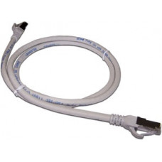 Патч-корд RJ45 - RJ45, 4 пары, FTP, категория 6A, 2 м, серый LANMASTER LAN6A-S45-45-2.0-GY
