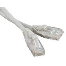 Патч-корд RJ45-RJ45, 4 пары, UTP, кат.5е, LSZH (0,3м) Hyperline PC-LPM-UTP-RJ45-RJ45-C5e-0,3M-LSZH-GY