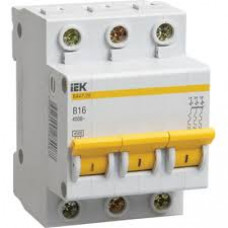 Выключатель автоматический 3P 63A (тип B) IEK ВА47-29 3P 63A (MVA20-3-063-B)