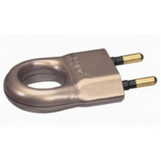 Вилка 2К 6А с кольцом пластик бронзовый Элиум Legrand 050164