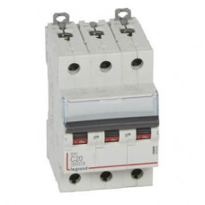 Выключатель автоматический DX3 3P 63A (С) 6000/10kA Legrand 407865
