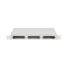 Кросс оптический 19". 1U NIKOMAX NMF-RP24-BLANK-WS-1U-GY